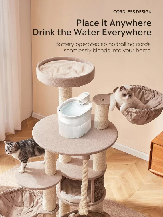 ZERO vezeték nélküli és automatikus macskakút