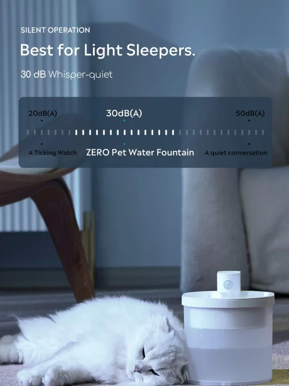 ZERO vezeték nélküli és automatikus macskakút